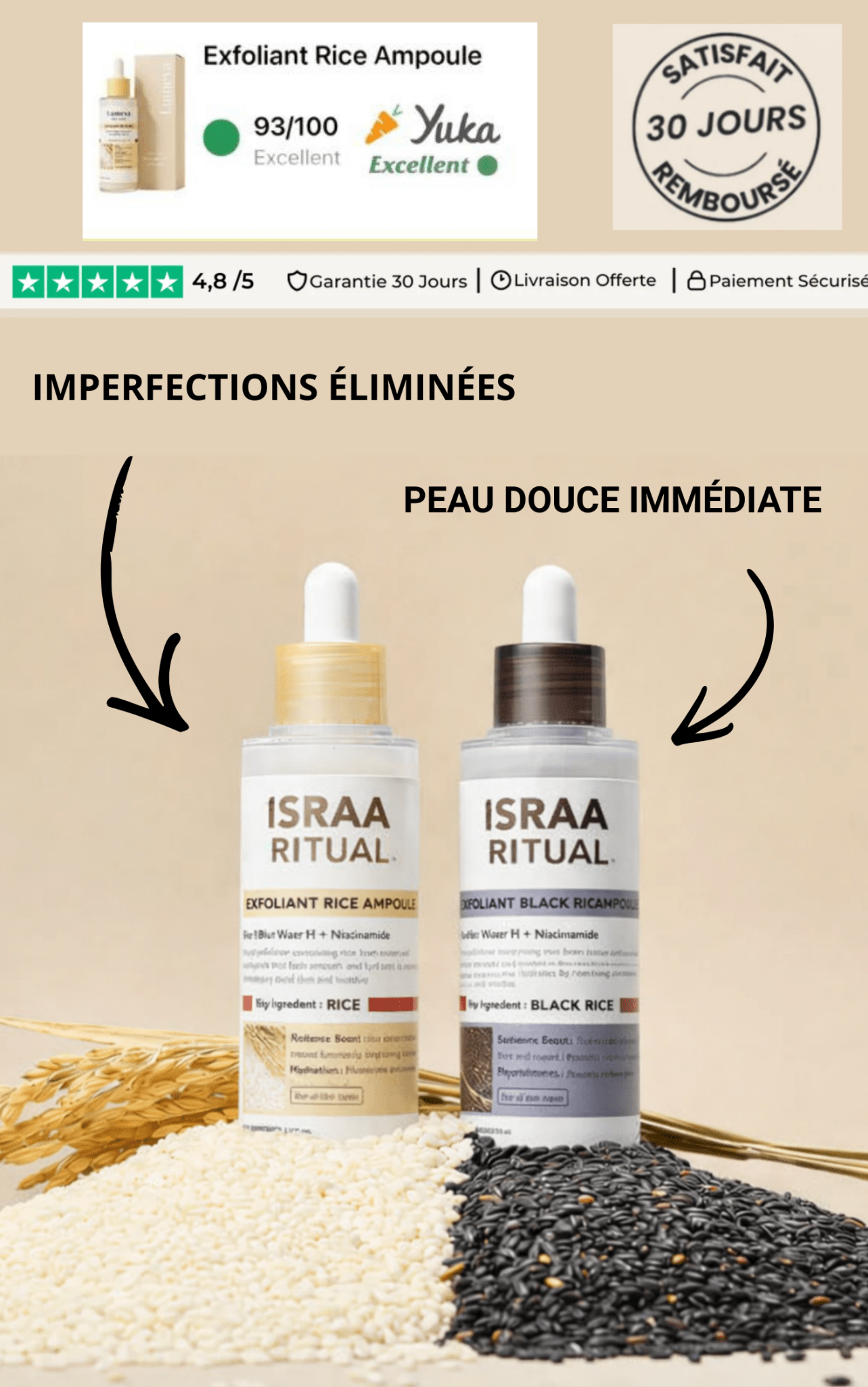Peel Shot Coréen - Élimine les Impuretés et Sublime Votre Peau - Israa Ritual
